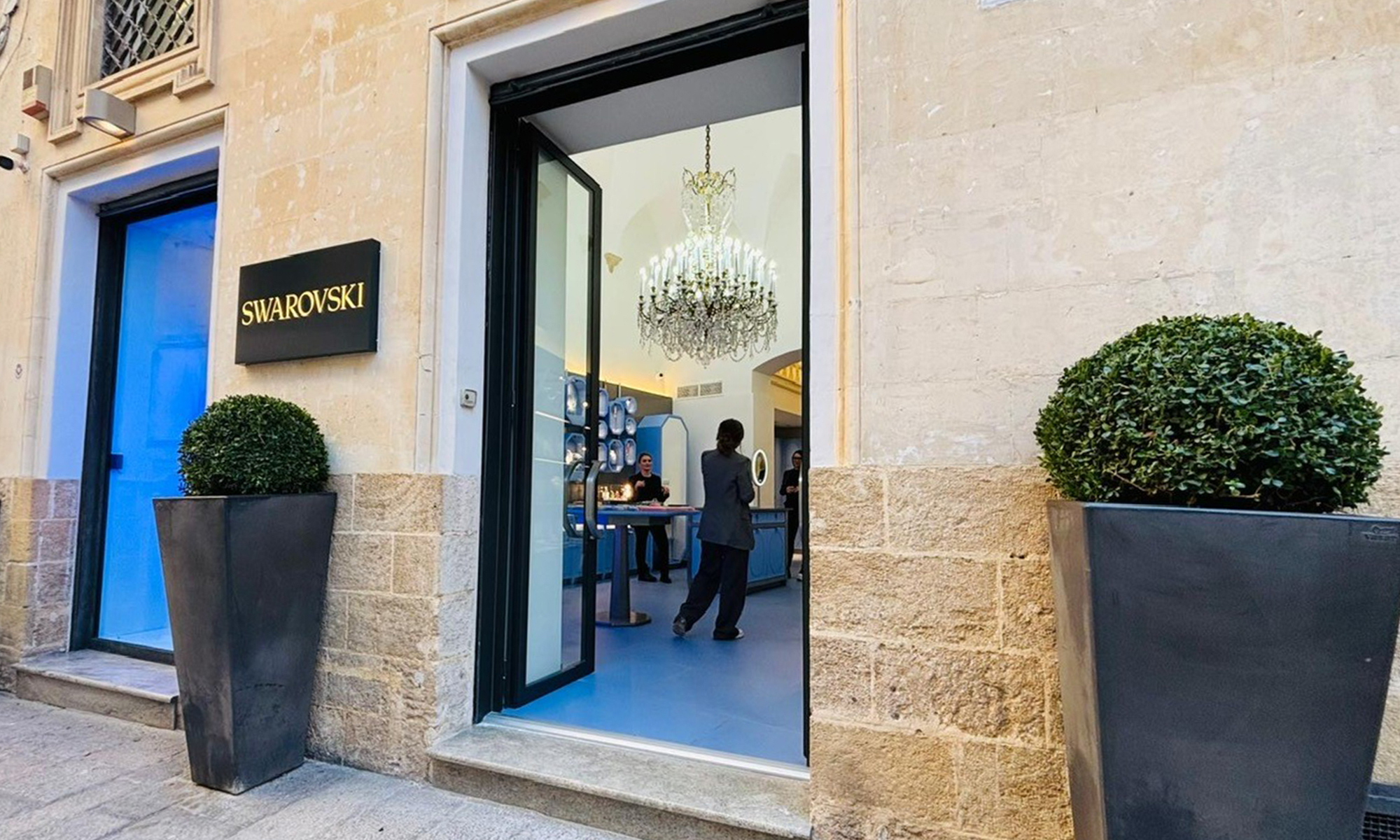 Store Swarovski realizzato in centro storico di Lecce